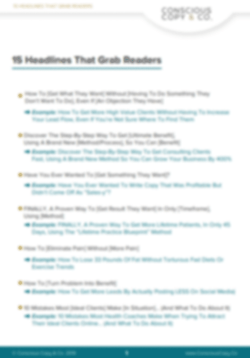 15 Headlines that Grab Readers